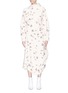 Main View - Click To Enlarge - ACNE STUDIOS - 'Dragica PR' scarf collar floral print corduroy maxi dress