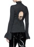 Back View - Click To Enlarge - ACNE STUDIOS - 'Raine' cutout back alpaca-wool sweater