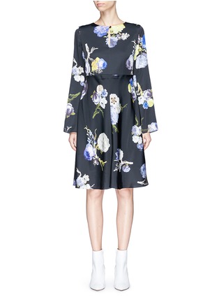 Main View - Click To Enlarge - ACNE STUDIOS - 'Dahari FL' floral print satin dress