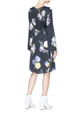 Figure View - Click To Enlarge - ACNE STUDIOS - 'Dahari FL' floral print satin dress