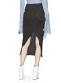 Back View - Click To Enlarge - ACNE STUDIOS - 'Randa' alpaca-wool rib knit pencil skirt