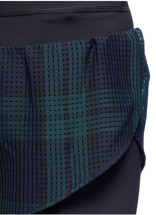 Detail View - Click To Enlarge - PARTICLE FEVER - x The Woolmark Company mesh shorts overlay performance leggings