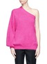 Main View - Click To Enlarge - EMILIO PUCCI - One-shoulder angora wool blend sweater