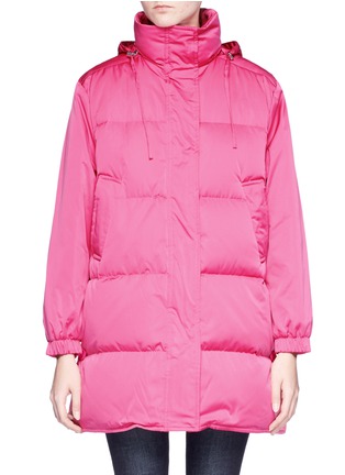 Main View - Click To Enlarge - EMILIO PUCCI - Button outseam hooded down puffer jacket