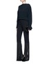 Figure View - Click To Enlarge - EMILIO PUCCI - Extended fringe cuff suiting pants