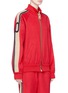 Detail View - Click To Enlarge - MARC JACOBS - Stripe cashmere track jacket