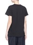Back View - Click To Enlarge - MARC JACOBS - 'Your Logo Here' slogan foil print T-shirt