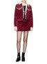 Figure View - Click To Enlarge - MARC JACOBS - Corduroy mini skirt