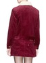 Back View - Click To Enlarge - MARC JACOBS - Faux shearling lined corduroy jacket