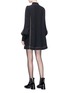 Back View - Click To Enlarge - MARC JACOBS - Contrast stitch crepe shift dress
