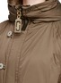 Detail View - Click To Enlarge - MARC JACOBS - Detachable hood padded twill jacket