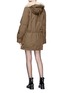 Back View - Click To Enlarge - MARC JACOBS - Detachable hood padded twill jacket