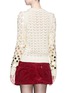 Back View - Click To Enlarge - MARC JACOBS - Paillette embellished wool- cashmere sweater