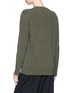Back View - Click To Enlarge - PORTS 1961 - Vertical slit wool sweater