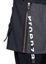 Detail View - Click To Enlarge - PROENZA SCHOULER - Colourblock hem overlay deconstructed suiting jacket