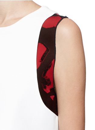 Detail View - Click To Enlarge - PROENZA SCHOULER - Tank overlay graphic fil coupé top
