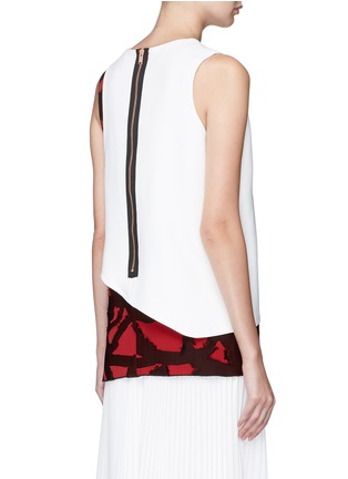 Back View - Click To Enlarge - PROENZA SCHOULER - Tank overlay graphic fil coupé top