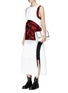 Figure View - Click To Enlarge - PROENZA SCHOULER - Tank overlay graphic fil coupé top