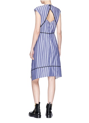 Figure View - Click To Enlarge - PROENZA SCHOULER - Cutout back stripe dress