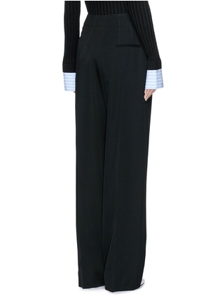 Back View - Click To Enlarge - STELLA MCCARTNEY - High waist wool suiting pants