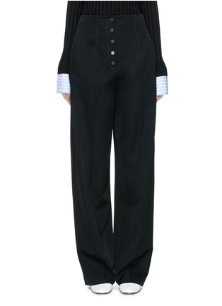 Main View - Click To Enlarge - STELLA MCCARTNEY - High waist wool suiting pants