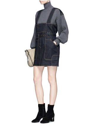 Figure View - Click To Enlarge - STELLA MCCARTNEY - Denim overall dress