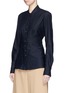 Front View - Click To Enlarge - STELLA MCCARTNEY - Snap button fitted poplin shirt