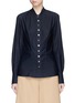 Main View - Click To Enlarge - STELLA MCCARTNEY - Snap button fitted poplin shirt