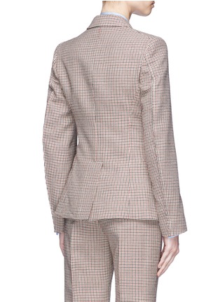 Back View - Click To Enlarge - STELLA MCCARTNEY - 'Gael' houndstooth wool suiting jacket