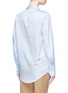 Back View - Click To Enlarge - STELLA MCCARTNEY - 'Damiane' asymmetric cowl neck poplin shirt