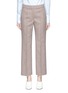 Main View - Click To Enlarge - STELLA MCCARTNEY - Cropped houndstooth wool suiting pants