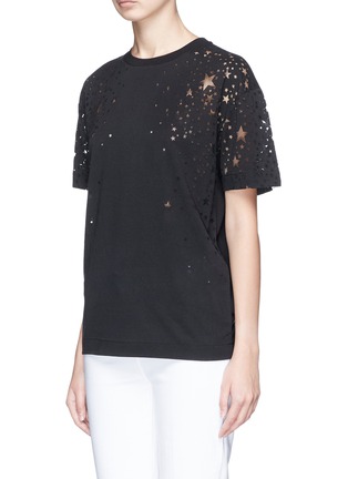 Front View - Click To Enlarge - STELLA MCCARTNEY - Cutout star T-shirt