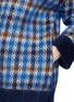 Detail View - Click To Enlarge - STELLA MCCARTNEY - Check oversized wool blend sweater