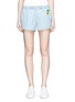 Main View - Click To Enlarge - ÊTRE CÉCILE - Palm tree embroidered cotton shorts