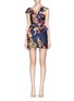 Main View - Click To Enlarge - C/MEO COLLECTIVE - 'Need You' botanic print one shoulder dress
