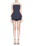 Main View - Click To Enlarge - C/MEO COLLECTIVE - 'Conduit' peplum overlay suiting rompers