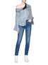 Figure View - Click To Enlarge - GRLFRND - 'Karolina' high rise skinny jeans