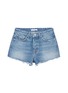 Main View - Click To Enlarge - GRLFRND - 'Cindy' frayed denim shorts