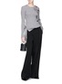 Figure View - Click To Enlarge - 73182 - 'Vera' bow cutout sweater