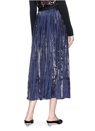 Back View - Click To Enlarge - 73182 - 'Lui' liquid charmeuse midi skirt