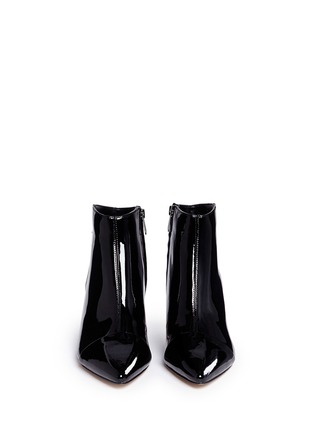 Front View - Click To Enlarge - SAM EDELMAN - 'Kinzey' patent leather ankle boots
