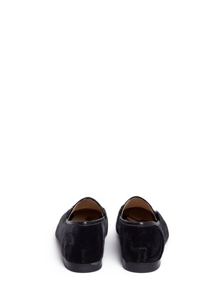 Back View - Click To Enlarge - SAM EDELMAN - 'Loraine' horsebit crushed velvet step-in loafers