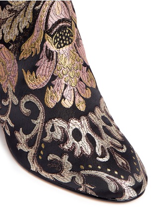 Detail View - Click To Enlarge - SAM EDELMAN - 'Taye' floral jacquard ankle boots