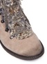 Detail View - Click To Enlarge - SAM EDELMAN - 'Darrah' faux fur and suede combat boots