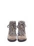 Front View - Click To Enlarge - SAM EDELMAN - 'Darrah' faux fur and suede combat boots