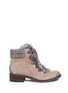 Main View - Click To Enlarge - SAM EDELMAN - 'Darrah' faux fur and suede combat boots