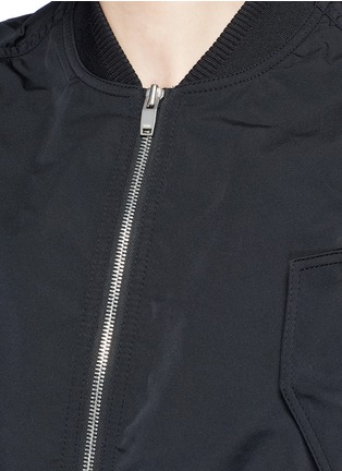 Detail View - Click To Enlarge - KUHO - Rib waist bomber coat