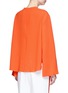 Back View - Click To Enlarge - KUHO - Split sleeve crepe top