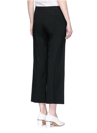 Back View - Click To Enlarge - KUHO - Flared cropped twill pants