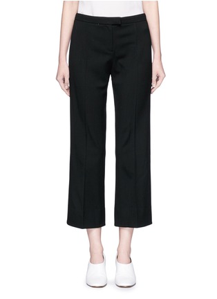 Main View - Click To Enlarge - KUHO - Flared cropped twill pants